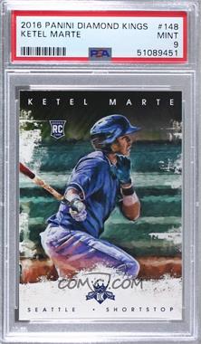 2016 Panini Diamond Kings - [Base] #148 - Rookies - Ketel Marte [PSA 9 MINT]