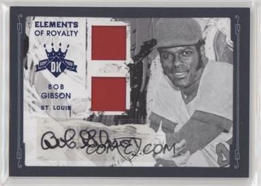 2016 Panini Diamond Kings - Elements of Royalty Signatures - Blue Framed #ERS-BG - Bob Gibson /5