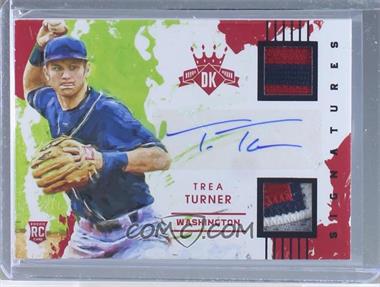 2016 Panini Diamond Kings - Rookies Signatures - Black #RS-TT - Trea Turner /1