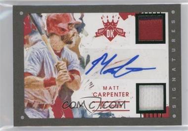 2016 Panini Diamond Kings - Signatures - Green Framed #DKS-MA - Matt Carpenter /5