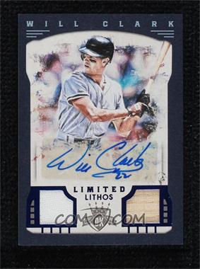 2016 Panini Diamond Kings - limited Lithos Signature Materials - Blue Framed #LLS-WC - Will Clark /5