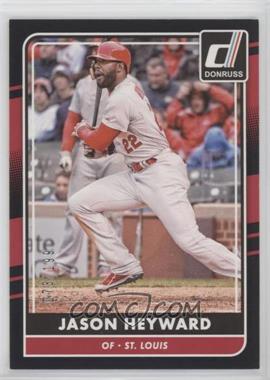 2016 Panini Donruss - [Base] - Black Border #112 - Jason Heyward /199