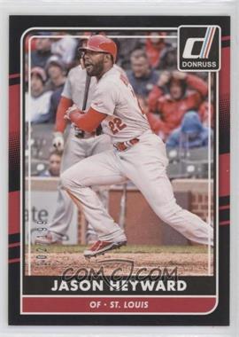 2016 Panini Donruss - [Base] - Black Border #112 - Jason Heyward /199