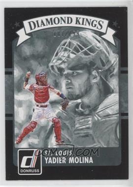 2016 Panini Donruss - [Base] - Black Border #26 - Diamond Kings - Yadier Molina /199