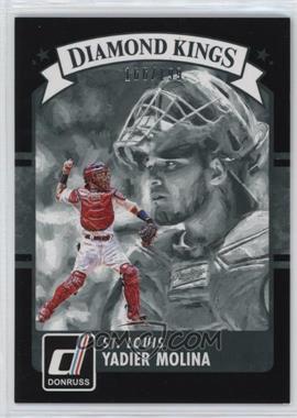 2016 Panini Donruss - [Base] - Black Border #26 - Diamond Kings - Yadier Molina /199