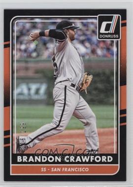 2016 Panini Donruss - [Base] - Black Border #74 - Brandon Crawford /199