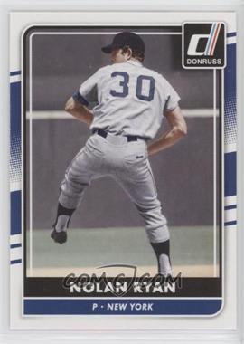 2016 Panini Donruss - [Base] #183 - Nolan Ryan