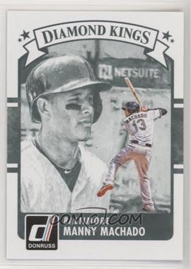 2016 Panini Donruss - [Base] #3 - Diamond Kings - Manny Machado