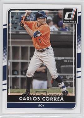 2016 Panini Donruss - [Base] #59.2 - Carlos Correa (ROY)