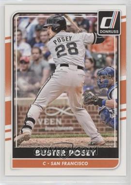 2016 Panini Donruss - [Base] #64 - Buster Posey