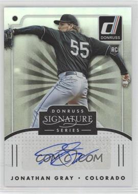 2016 Panini Donruss - Signature Series #SGS-JG - Jonathan Gray