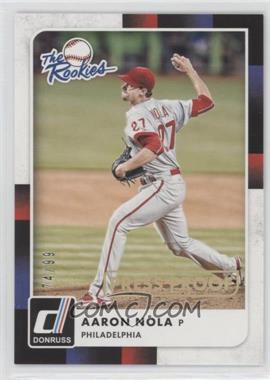 2016 Panini Donruss - The Rookies - Press Proof Gold #TR7 - Aaron Nola /99