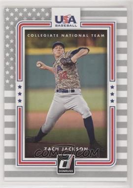 2016 Panini Donruss - USA Collegiate National Team #USA-19 - Zach Jackson