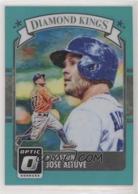 2016 Panini Donruss Optic - [Base] - Aqua #11 - Diamond Kings - Jose Altuve /299