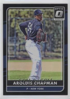 2016 Panini Donruss Optic - [Base] - Black #86 - Aroldis Chapman /25