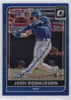 2016 Panini Donruss Optic - [Base] - Blue #161.2 - Josh Donaldson ("MVP") /149