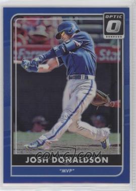 2016 Panini Donruss Optic - [Base] - Blue #161.2 - Josh Donaldson ("MVP") /149