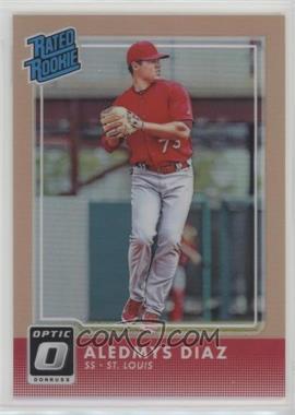 2016 Panini Donruss Optic - [Base] - Orange #50 - Rated Rookies - Aledmys Diaz /199