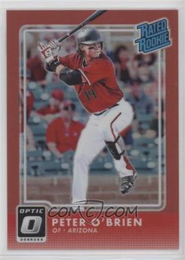 2016 Panini Donruss Optic - [Base] - Red #49 - Rated Rookies - Peter O'Brien /99