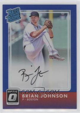 2016 Panini Donruss Optic - Rated Rookies Signatures - Blue #RR-BJ - Brian Johnson /25