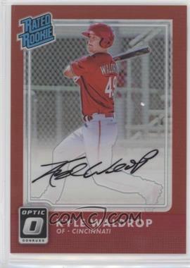 2016 Panini Donruss Optic - Rated Rookies Signatures - Red #RR-KW - Kyle Waldrop /50