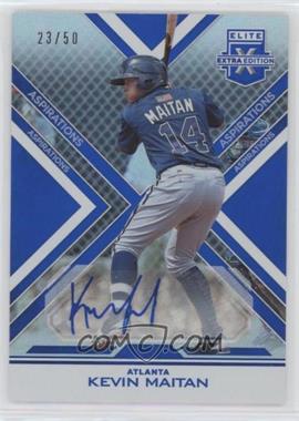 2016 Panini Elite Extra Edition - [Base] - Aspirations Blue Autographs #148 - Kevin Maitan /50