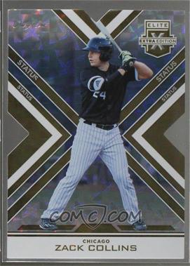 2016 Panini Elite Extra Edition - [Base] - Status Gold Die-Cut #152 - Zack Collins /1 [Noted]