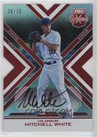 Mitchell White #/75