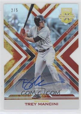 2016 Panini Elite Extra Edition - [Base] - Status Tie-Dye Die-Cut Autographs #138 - Trey Mancini /5