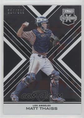 2016 Panini Elite Extra Edition - [Base] #16 - Matt Thaiss /999