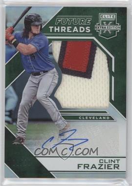 2016 Panini Elite Extra Edition - Future Threads Silhouette Autographs - Emerald #FTSA-CF - Clint Frazier /10