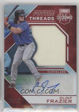 2016 Panini Elite Extra Edition - Future Threads Silhouette Autographs - Red #FTSA-CF - Clint Frazier /49