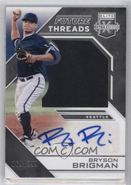 2016 Panini Elite Extra Edition - Future Threads Silhouette Autographs #FTSA-BB - Bryson Brigman /299