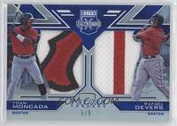 Yoan Moncada, Rafael Devers #/5