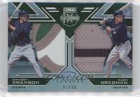 Dansby Swanson, Alex Bregman #/10