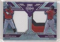 Yoan Moncada, Rafael Devers #/25