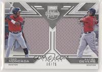 Yoan Moncada, Rafael Devers #/75