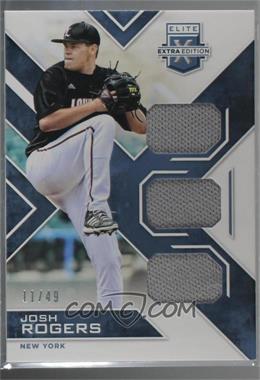 2016 Panini Elite Extra Edition - Triple Materials - Holo Silver #TM-JR - Josh Rogers /49