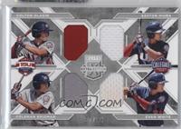 Colton Olasin, Keston Hiura, Coleman Brigman, Evan White #/99