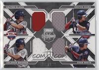 Colton Olasin, Keston Hiura, Coleman Brigman, Evan White #/199