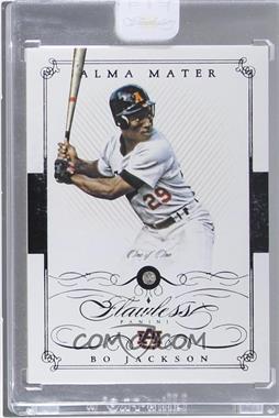 2016 Panini Flawless - [Base] - Black Diamond #52 - Alma Mater - Bo Jackson /1 [Uncirculated]