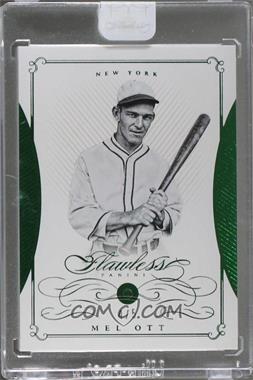 2016 Panini Flawless - [Base] - Emerald #33 - Mel Ott /5 [Uncirculated]