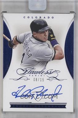 2016 Panini Flawless - Flawless Signatures - Sapphire #FS-AG - Andres Galarraga /15 [Uncirculated]