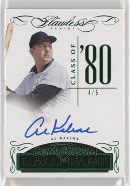 2016 Panini Flawless - Hall of Fame Autographs - Emerald #HOF-AK - Al Kaline /5