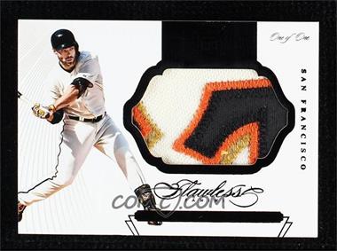 2016 Panini Flawless - Rookie Patches - Black #16 - Mac Williamson /1