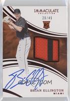 Rookie Auto Patch - Brian Ellington #/49