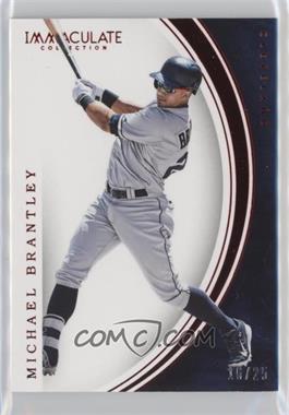 2016 Panini Immaculate Collection - [Base] - Red #89 - Michael Brantley /25