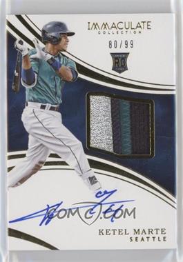 2016 Panini Immaculate Collection - [Base] #115 - Rookie Auto Patch - Ketel Marte /99