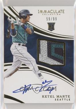 2016 Panini Immaculate Collection - [Base] #115 - Rookie Auto Patch - Ketel Marte /99 [Noted]