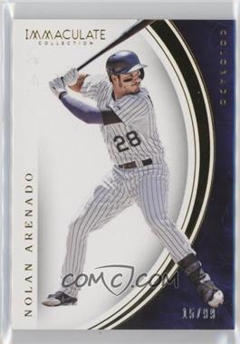 2016 Panini Immaculate Collection - [Base] #69 - Nolan Arenado /99